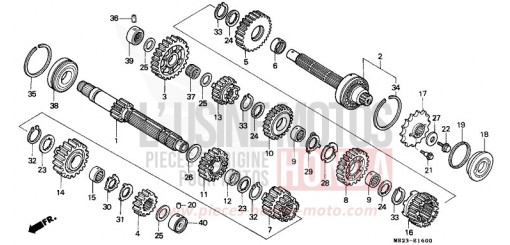 BOITE DE VITESSES CBR1000FL de 1990